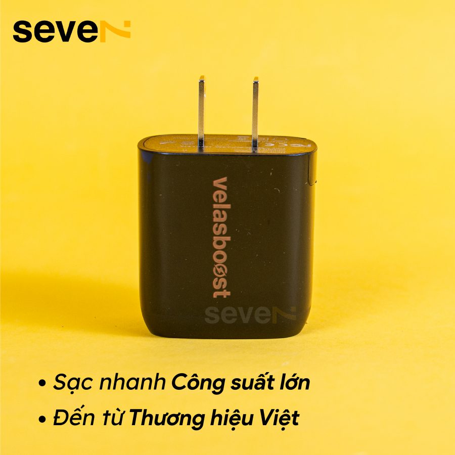 Củ sạc nhanh Velasboost N93 PD 20W Hàng Chính Hãng