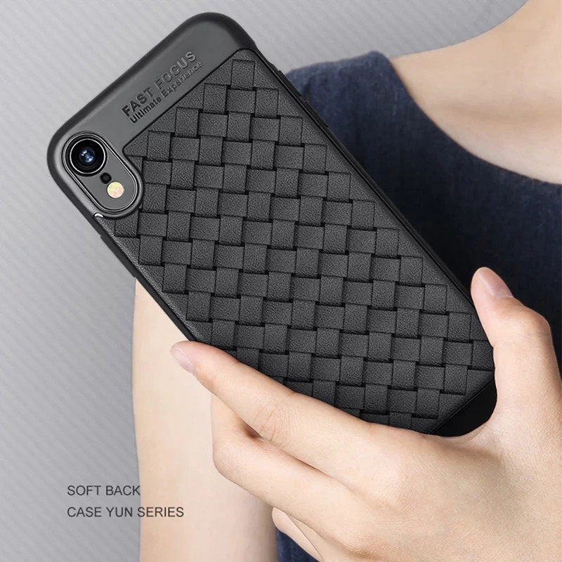 Ốp lưng điện thoại Dệt Thoáng Khí Mềm Mại cho Iphone 7/8, Iphone X