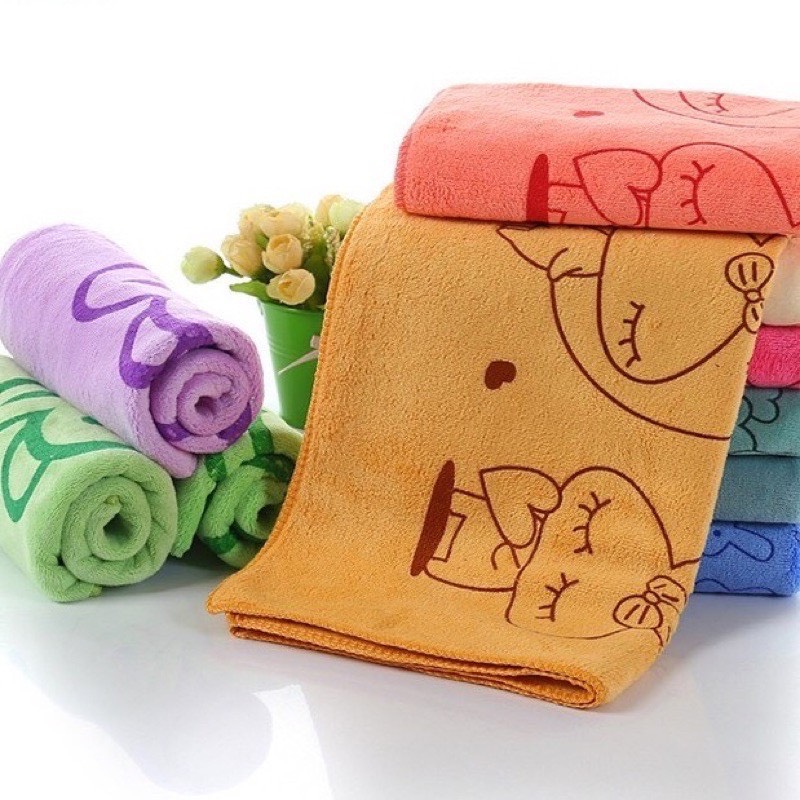 Khăn tắm cho bé, KT 50 x 100cm, siêu mềm