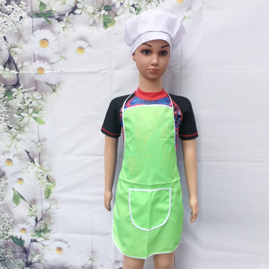 Bộ tạp dề + mũ nấu ăn dành cho bé