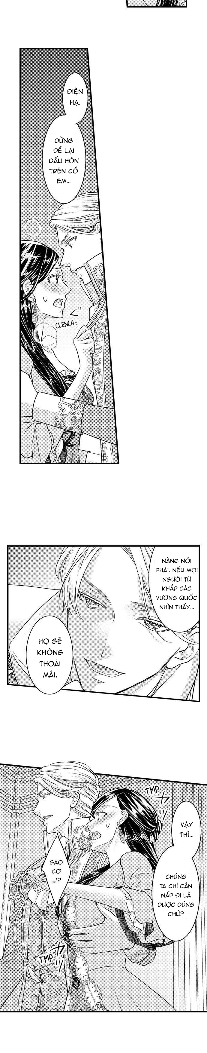 chuyển sinh vào thế giới khác ~ nếu muốn trở thành nữ hoàng hãy tìm cách để được hoàng đế sủng ái vào ban đêm chapter 47.1 4