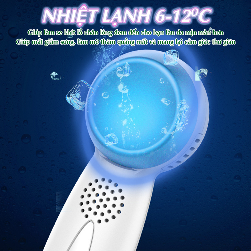 Máy massage mặt Nikio NK-127 - Điện di tinh chất, massage nóng lạnh trẻ hóa da mặt