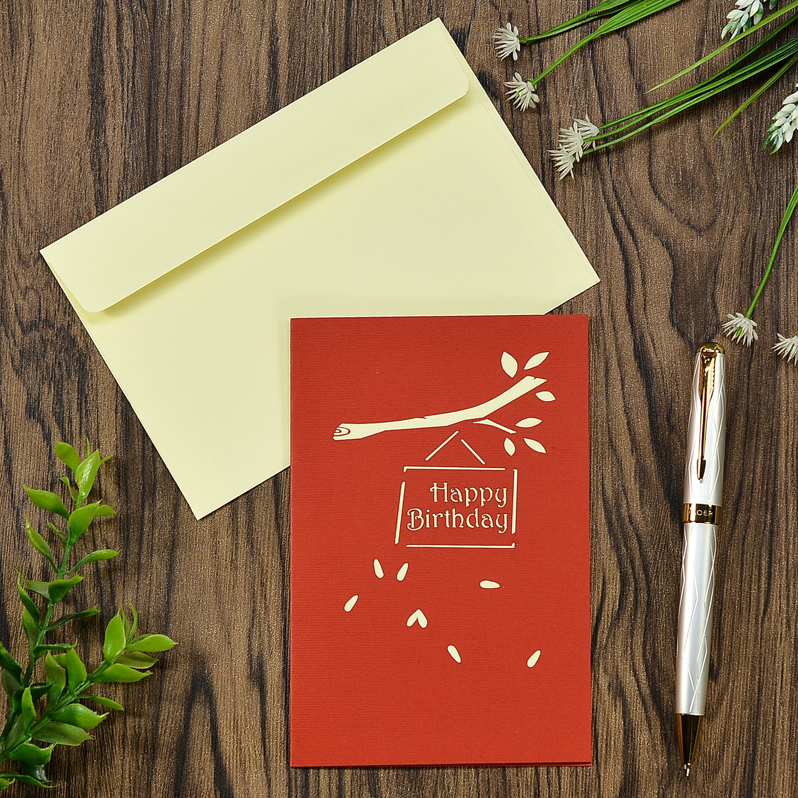 Thiệp 3D
handmade pop-up hình con cú dành tặng sinh nhật size 10x15cm BD014