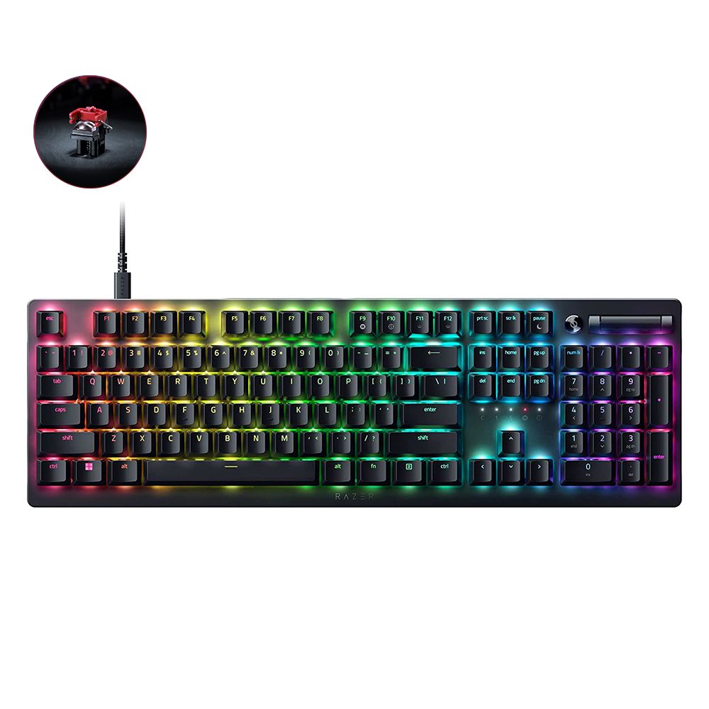 Bàn phím Razer DeathStalker V2-Low Profile Optical Gaming Keyboard (Linear Red Switch)_Mới, hàng chính hãng