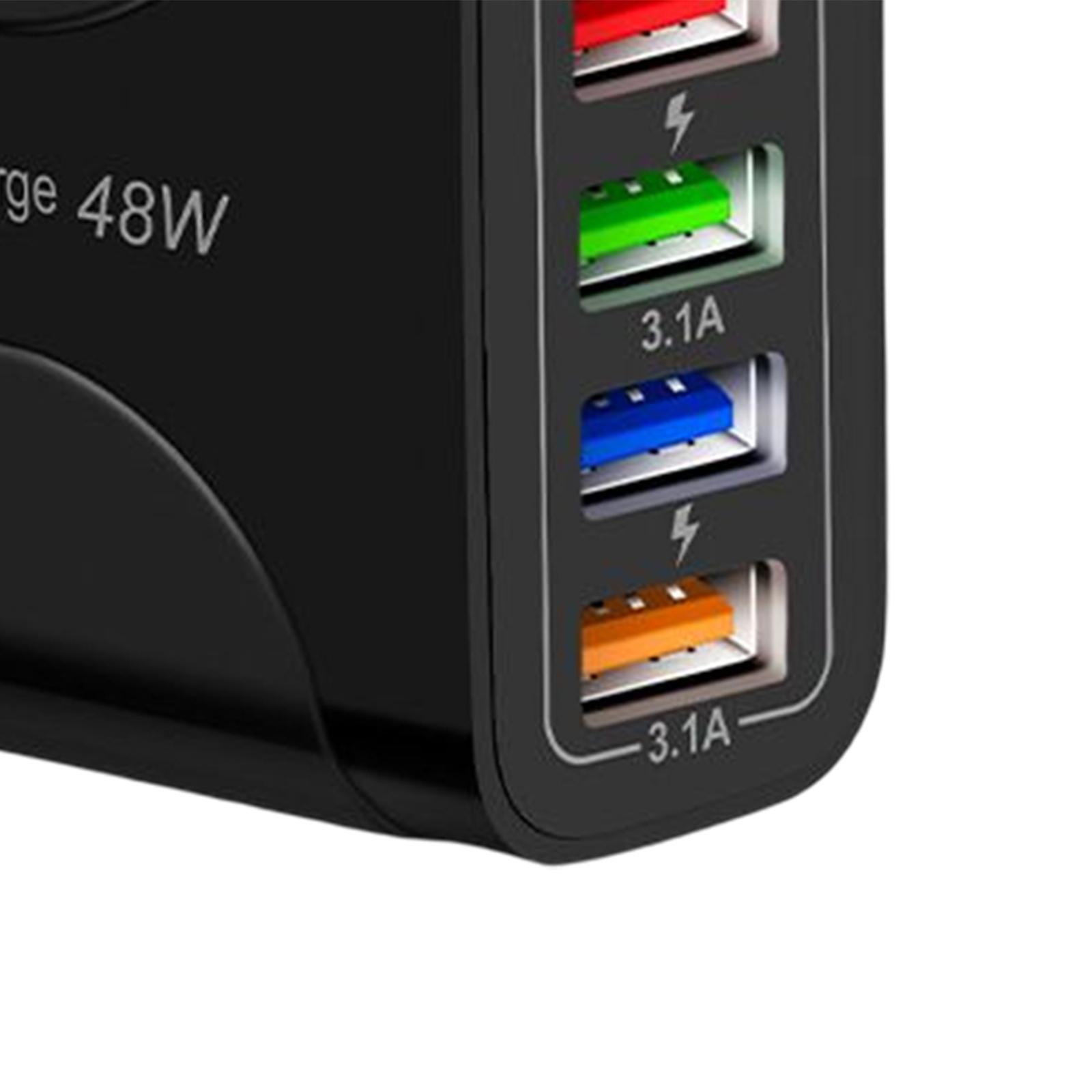 Wall Charger Adapter Quick Charge USB Multiport Charger for Smartphones