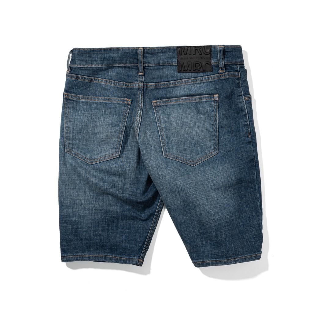 Quần short jean nam xanh rách MRC S241 chất cotton cao cấp form ôm vừa vặn tôn dáng trẻ trung CUONG STORE