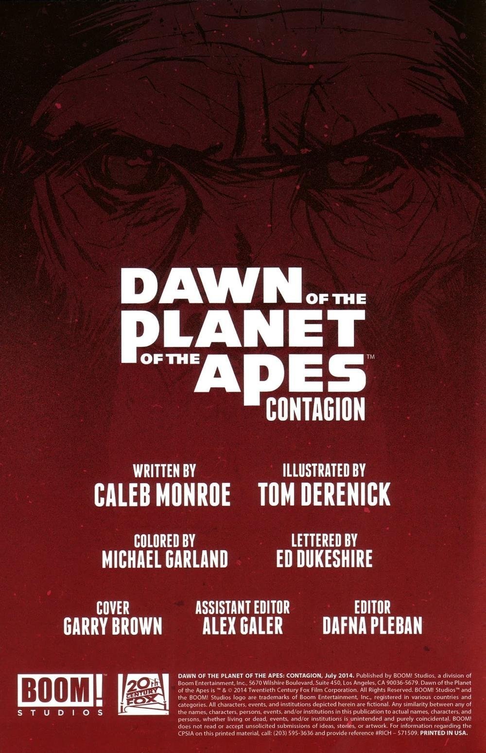 dawn of the planet of the apes - contagion [one shot] chapter 1 3