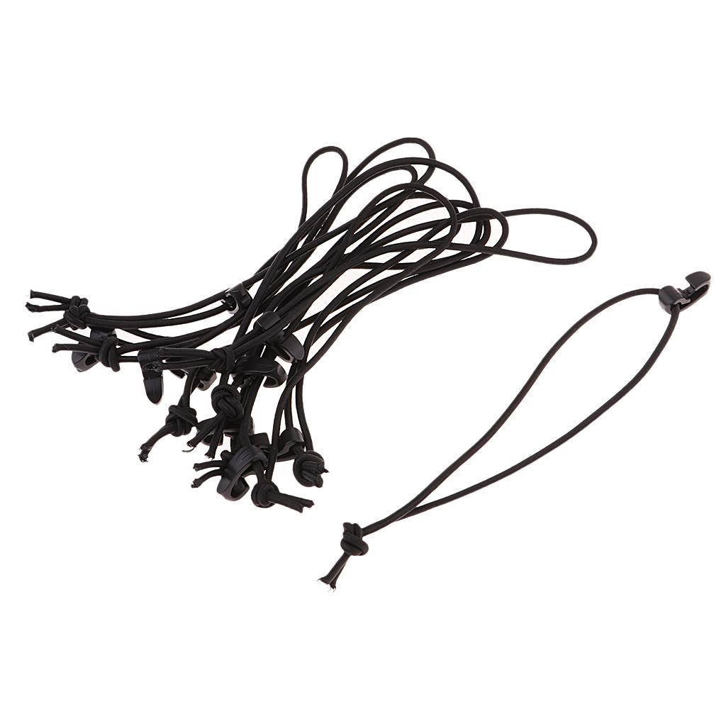 10pcs   String Buckle Storage Cord Laces Elastic Kit with Hooks Locks