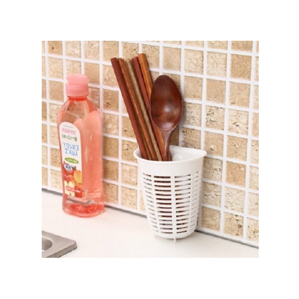 Combo 01 giỏ đựng giẻ rửa bát + 01 giỏ treo tiện ích có núm hít chân không inomata Nhật Bản