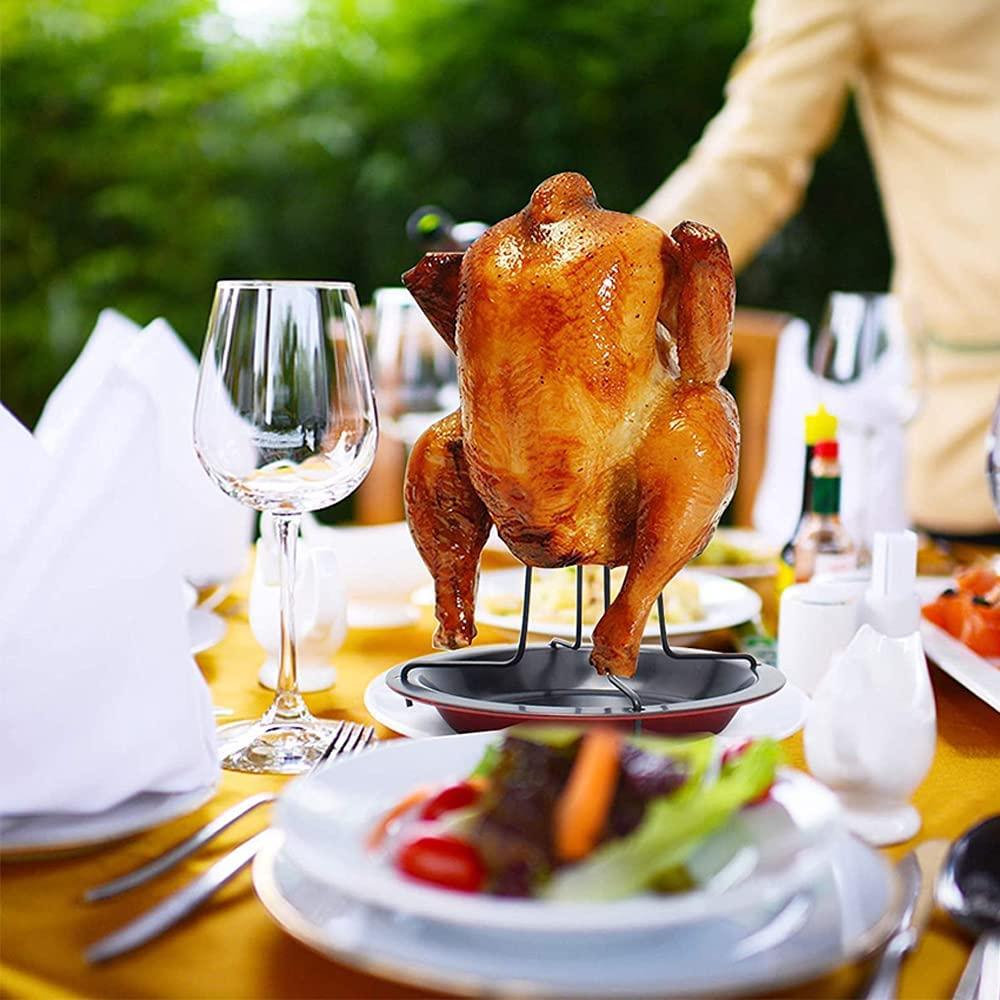 Hỗ trợ gà nướng, hỗ trợ nấu gà, nướng gà, nướng theo chiều dọc, với nấu nướng và nấu nướng và nấu nướng thịt nướng