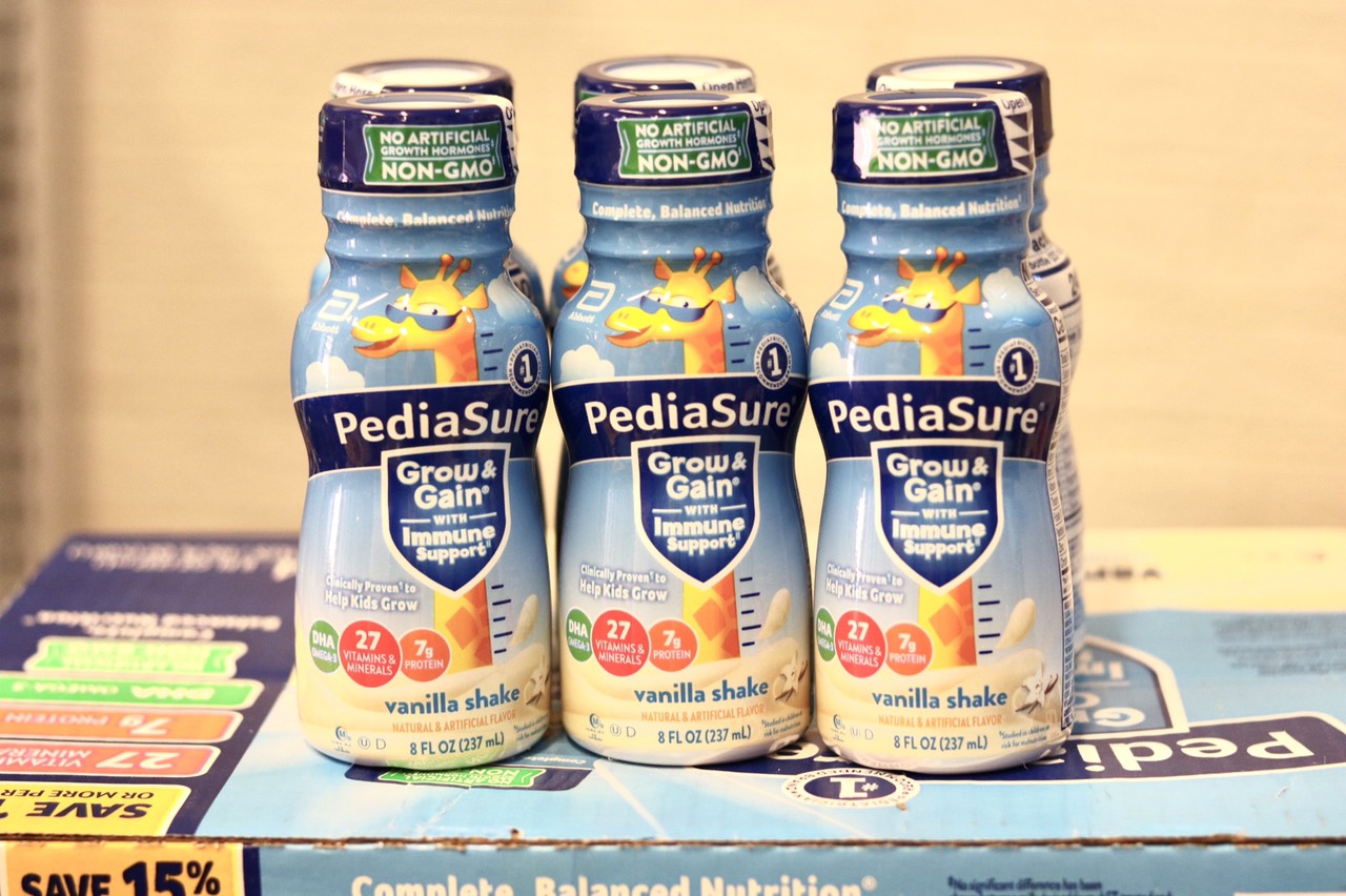 Combo 06 chai Sữa Pediasure Nước Grow &amp; Gain Optigro Vanila Shake mẫu mới 2020 Của Mỹ 237ml