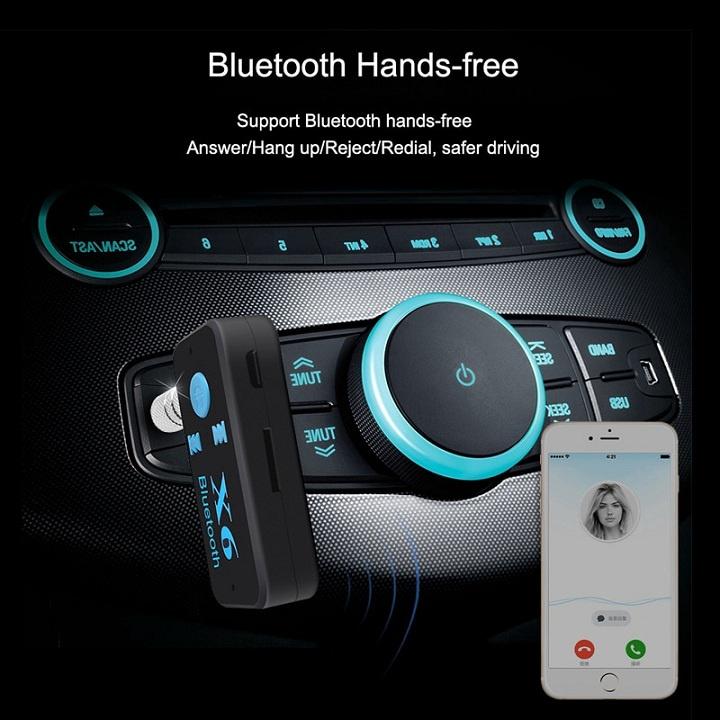 Bộ Kết Nối Âm Thanh Xe Ô Tô Không Dây Bluetooth X6