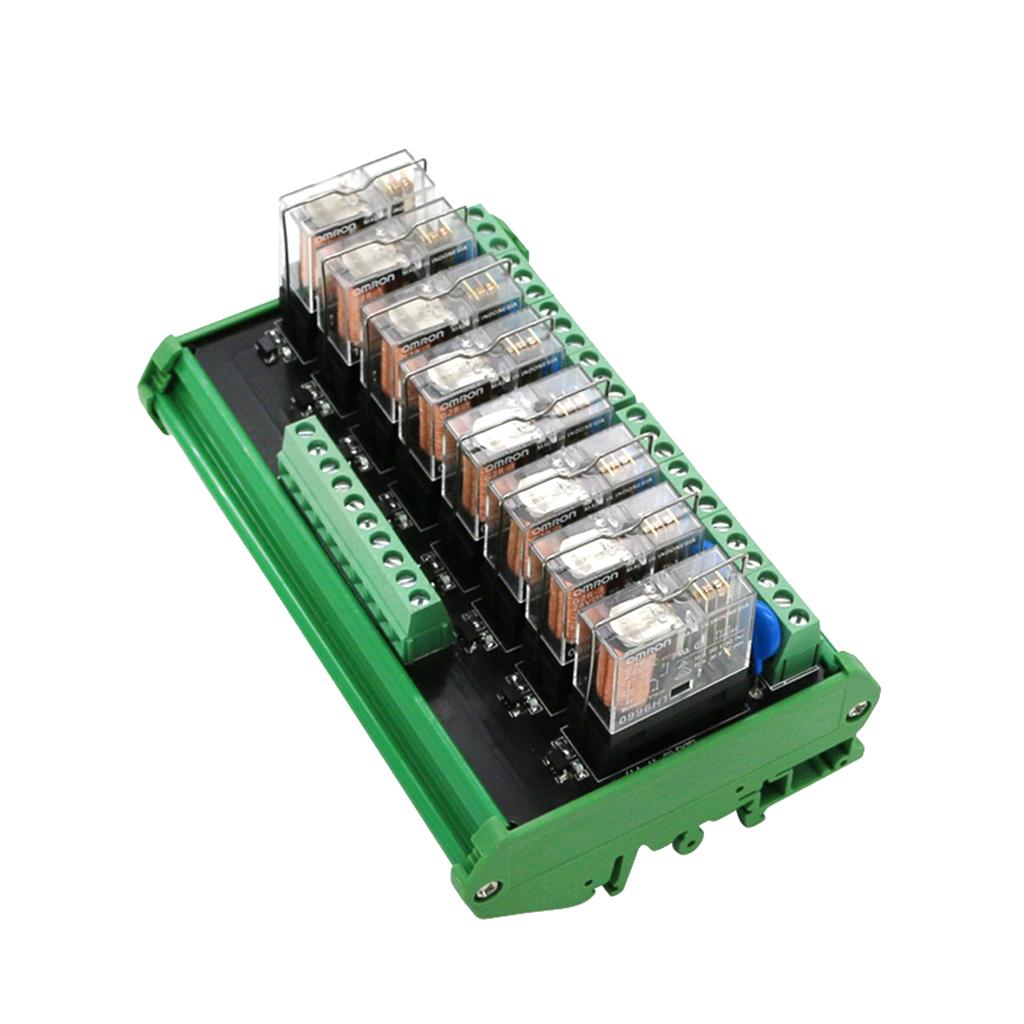 Mô-đun Tiếp Sức Omron 8 Kênh Tám Bảng điều Khiển Bảng điều Khiển DC 24V 10A