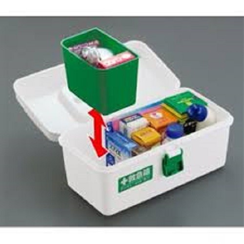 Combo 02 Hộp đựng thuốc & dụng cụ y tế - size S có quai cầm tiện dụng - Hàng nội địa Nhật Bản.