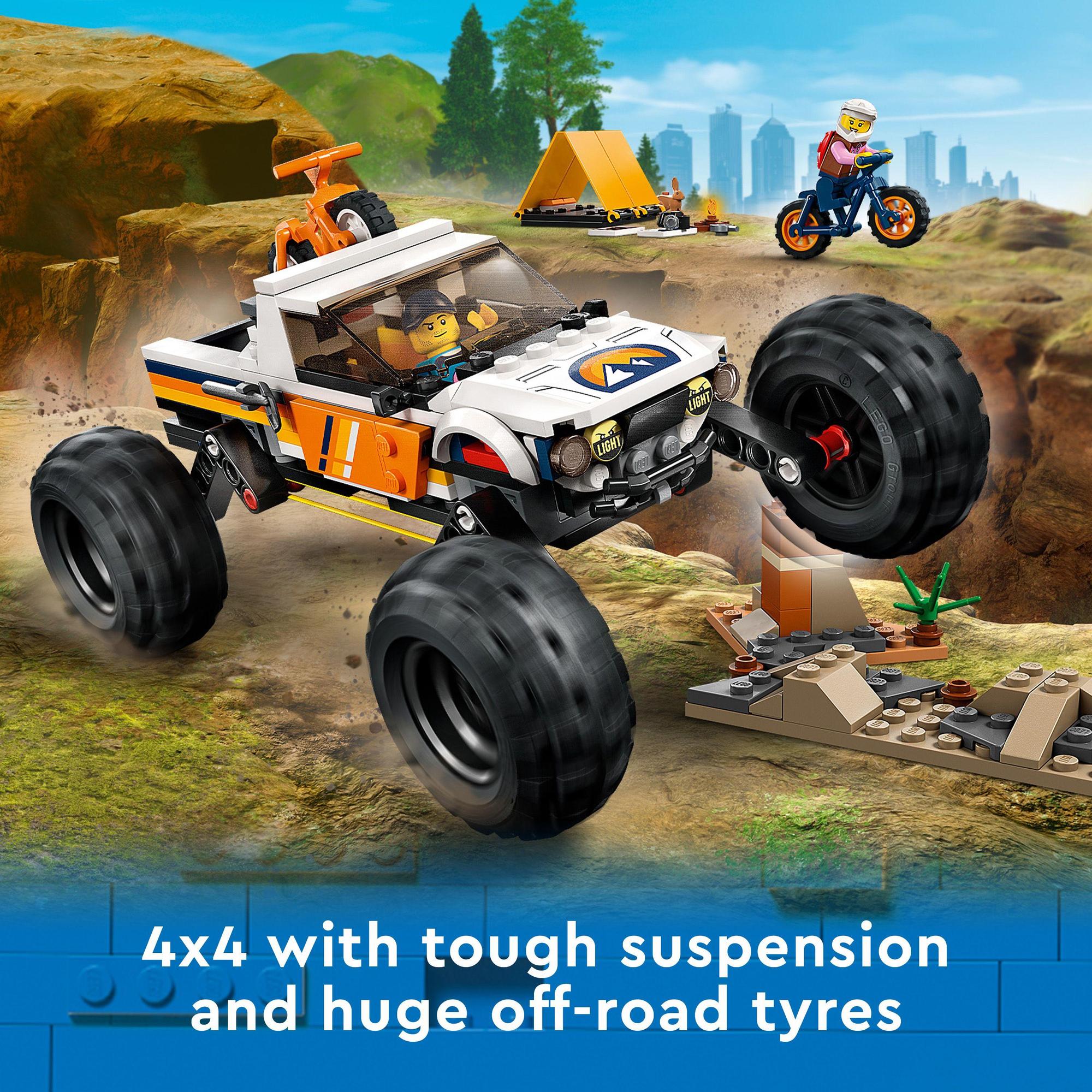 LEGO City 60387 Xe Thám Hiểm Địa Hình 4x4