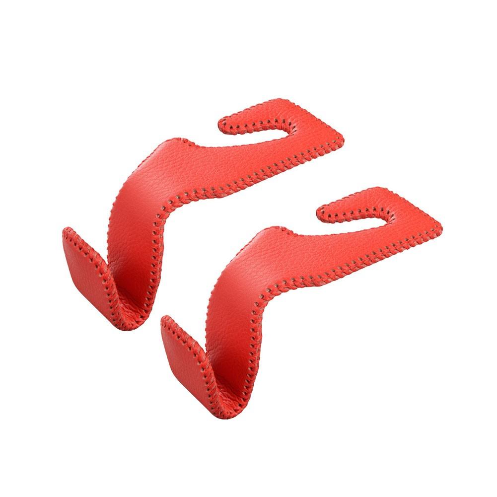 Set 2 Móc Treo Đồ Da Tiện Lợi Cho Xe Ô Tô