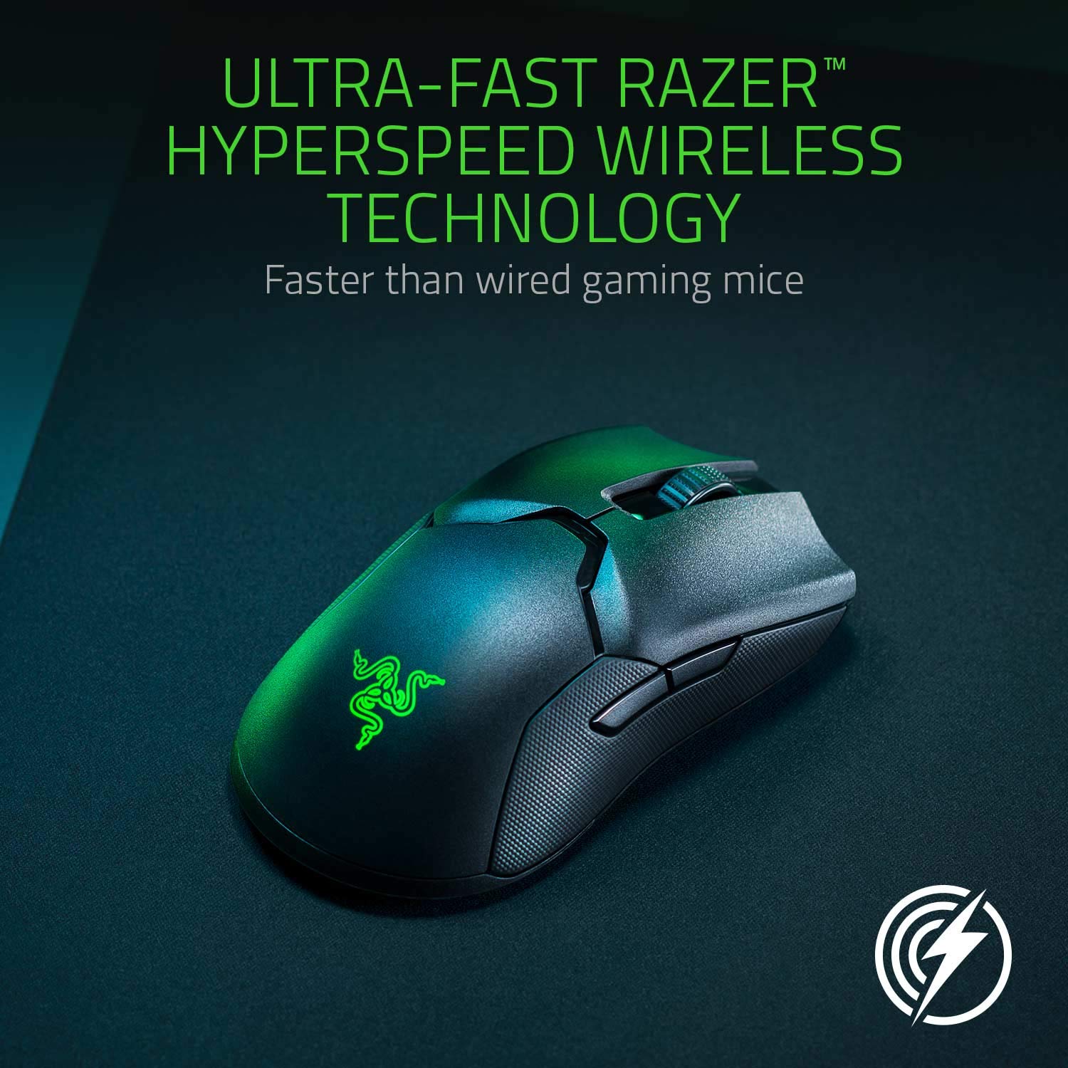 Chuột chơi game Razer Viper Ultimate Không Dây - Hàng Chính Hãng