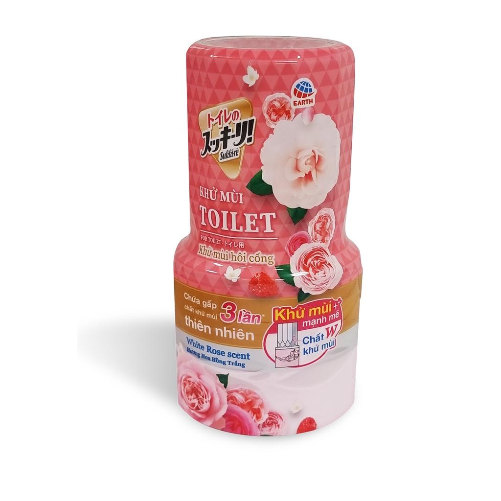 Chai Khử mùi Toilet SUKKIRI Air- freshener tinh dầu thơm siêu khử mùi hôi Toilet/WC làm thơm mát không gian 400ml