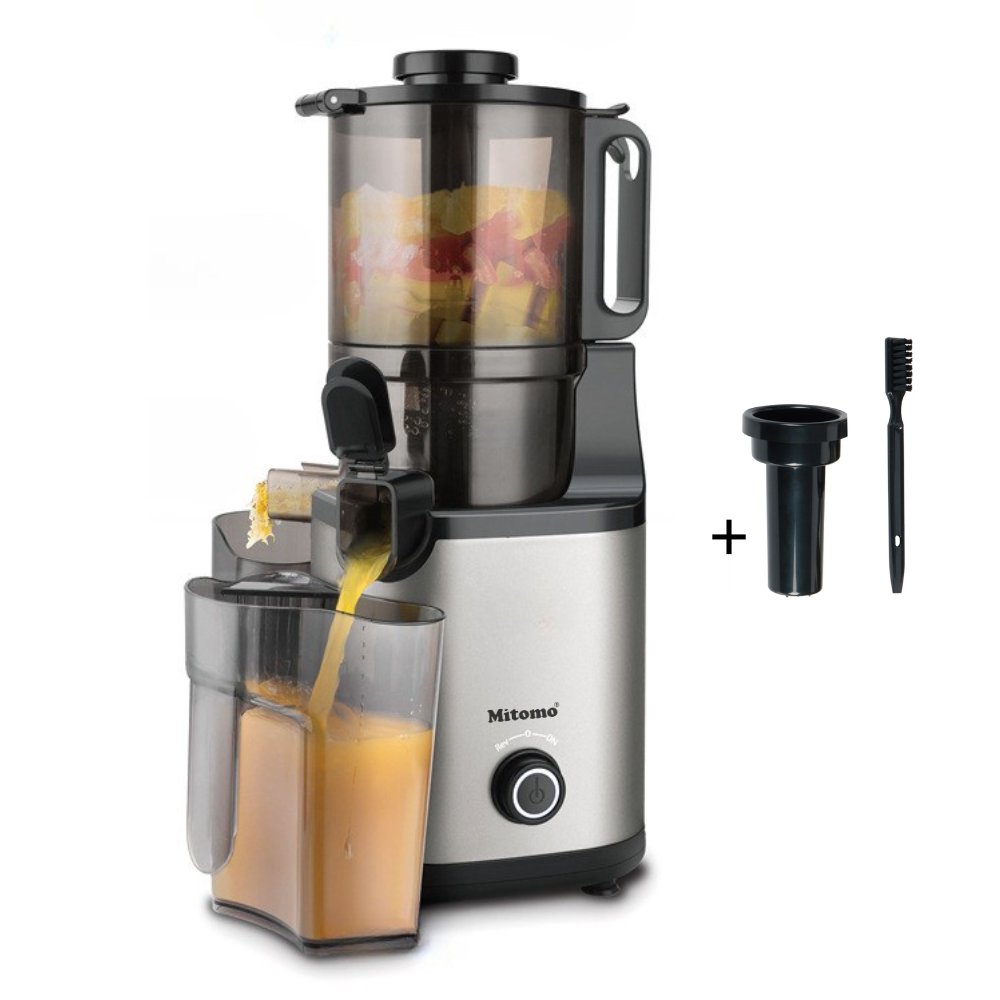 Máy Ép Chậm, Máy Ép Trái Cây Công Nghiệp Mitomo KJ3081 Kiệt Bã - Hàng Chính Hãng Bảo Hành 3 Năm