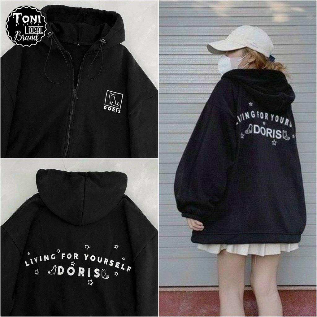 Áo Hoodie Nỉ Ngoại DORIS - Áo Khoác Nỉ nam nữ Unisex