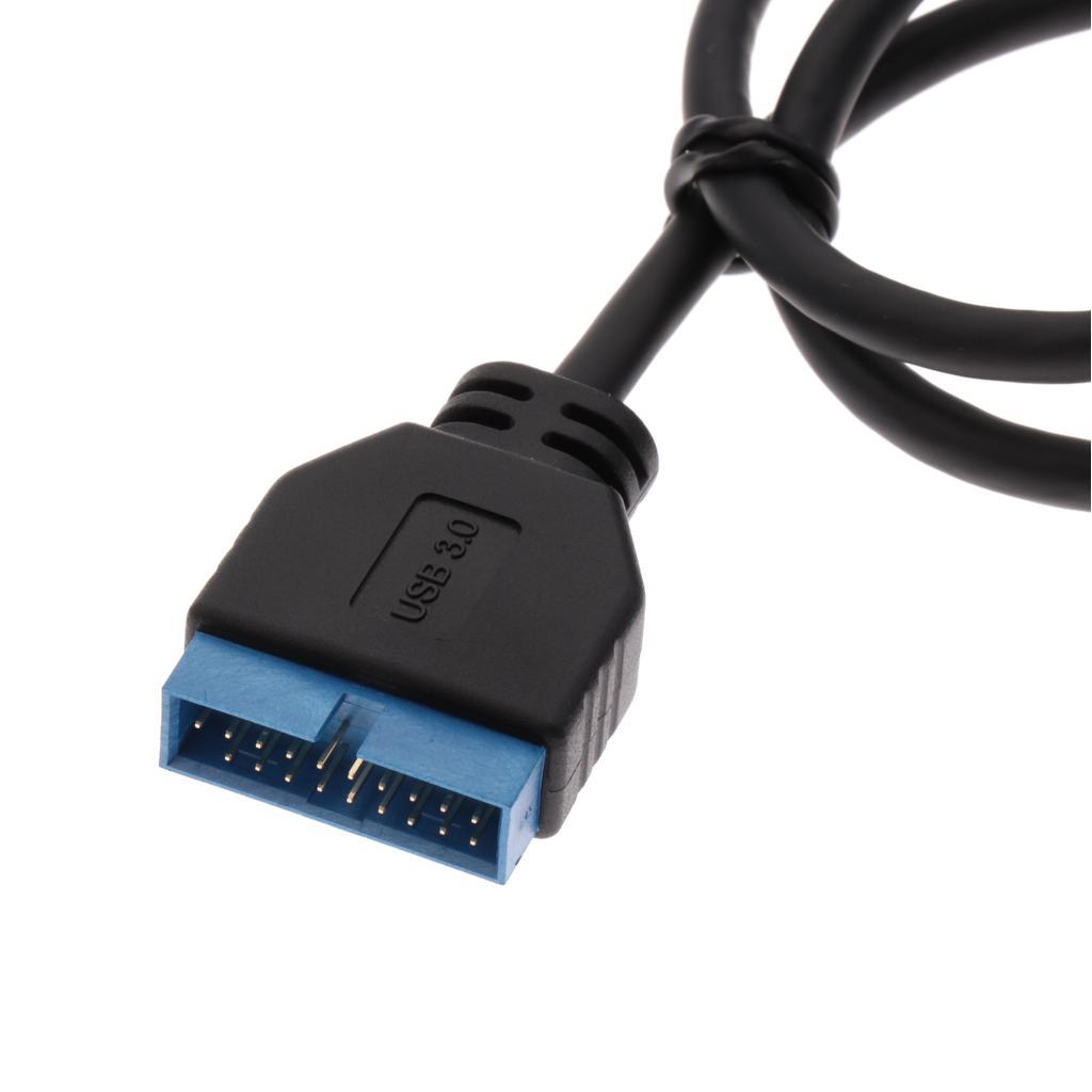 USB 3.1 Bảng Điều Khiển Phía Trước Đầu Ra USB 3.0 20Pin Đầu Nối Dài Bền