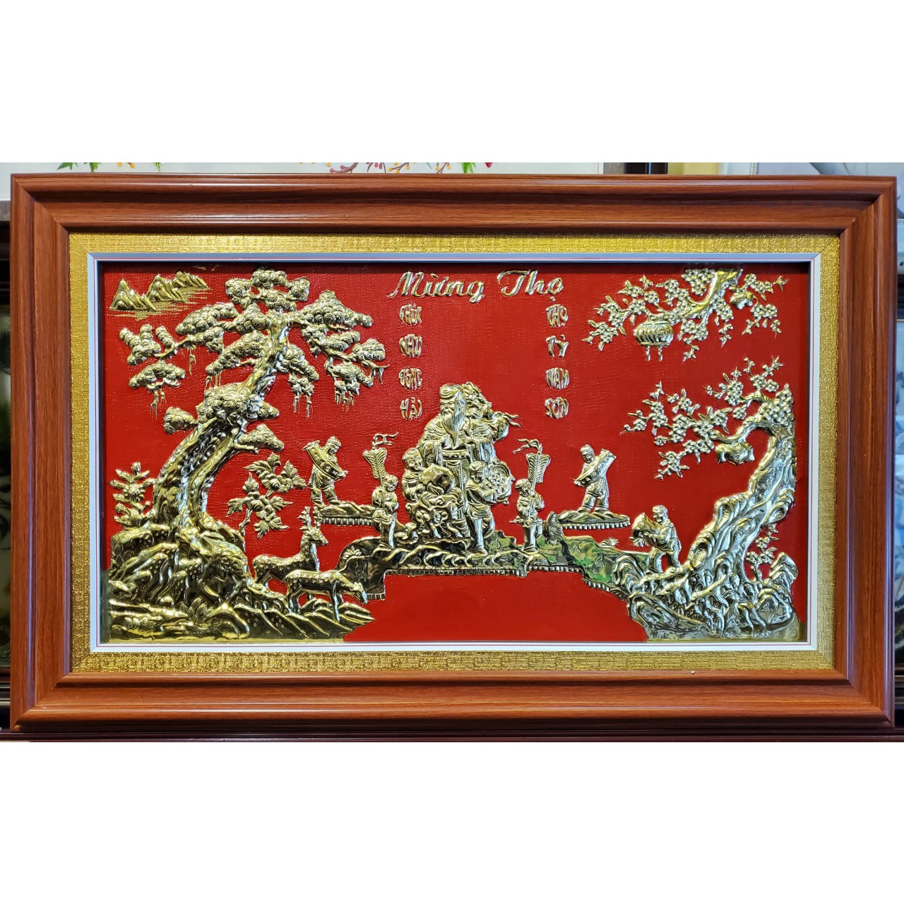 Tranh mừng thọ, chúc thọ - Ông - Bà và Ông Bà