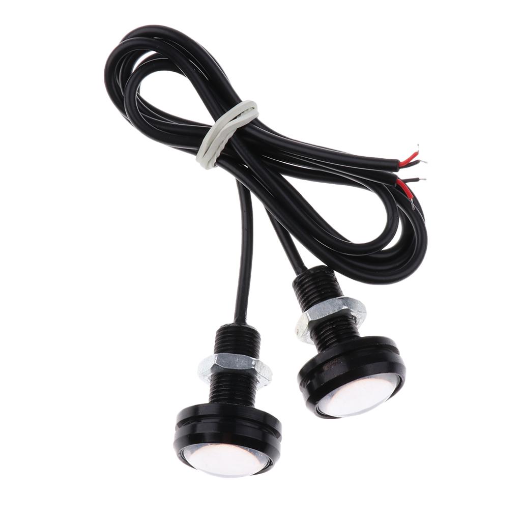 Pair Eagle Eye 3030 3LED Car DRL Daytime Running Light Signal Lamps