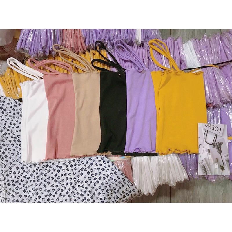 Áo 2 Dây CropTop Sexy, Khoe Dáng Body Siêu Hot AB011