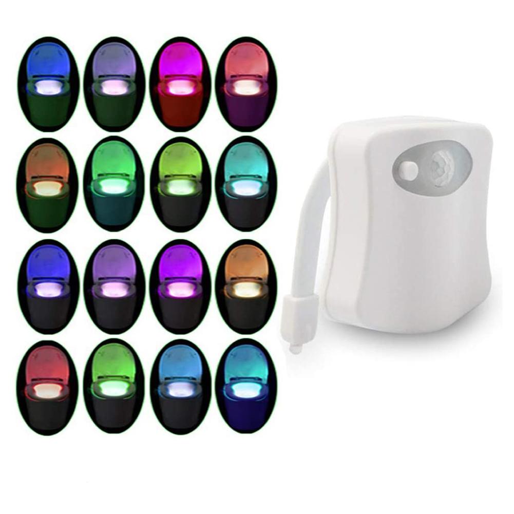 Đèn Led Cảm Biến Chuyển Động Pir 16 Màu Cho Toilet Phòng Tắm