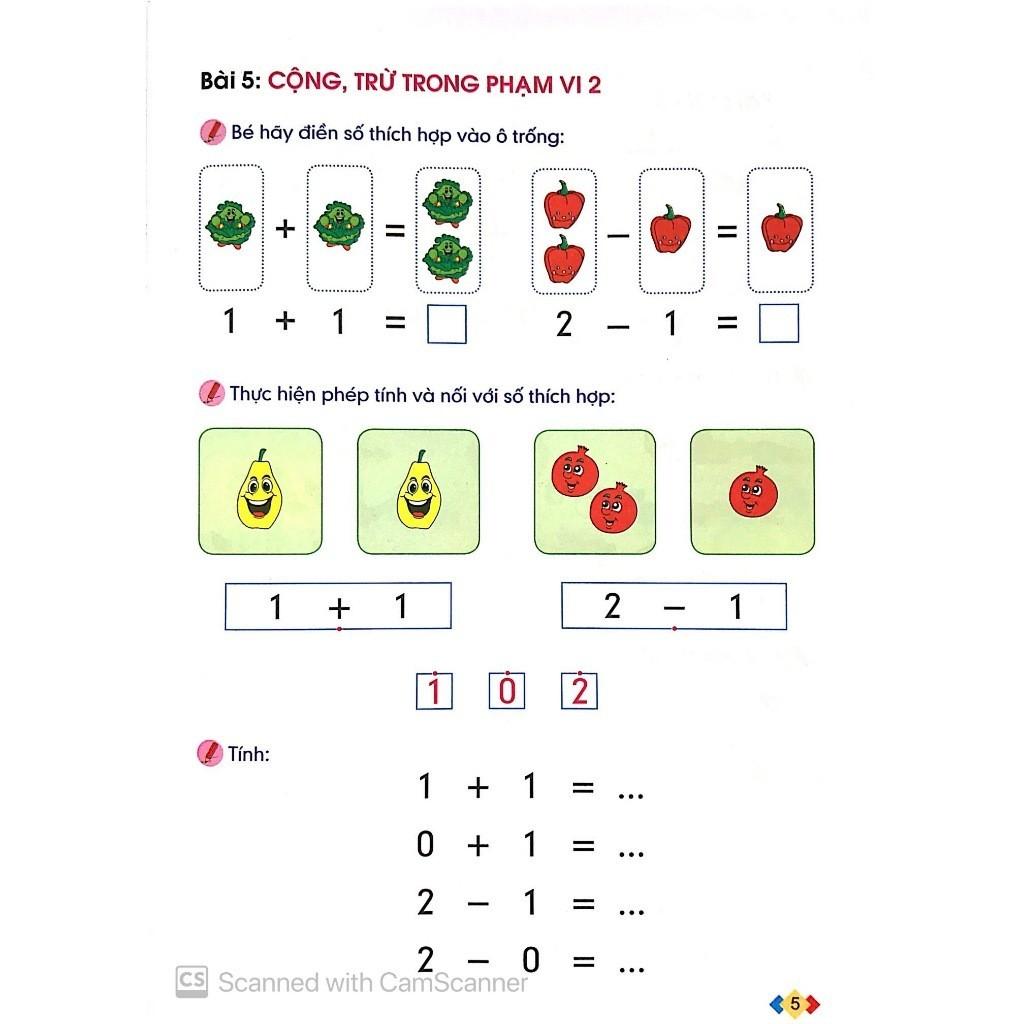 Bé Làm Quen Với Toán - Dành Cho Trẻ 5 - 6 Tuổi - Bản Quyền