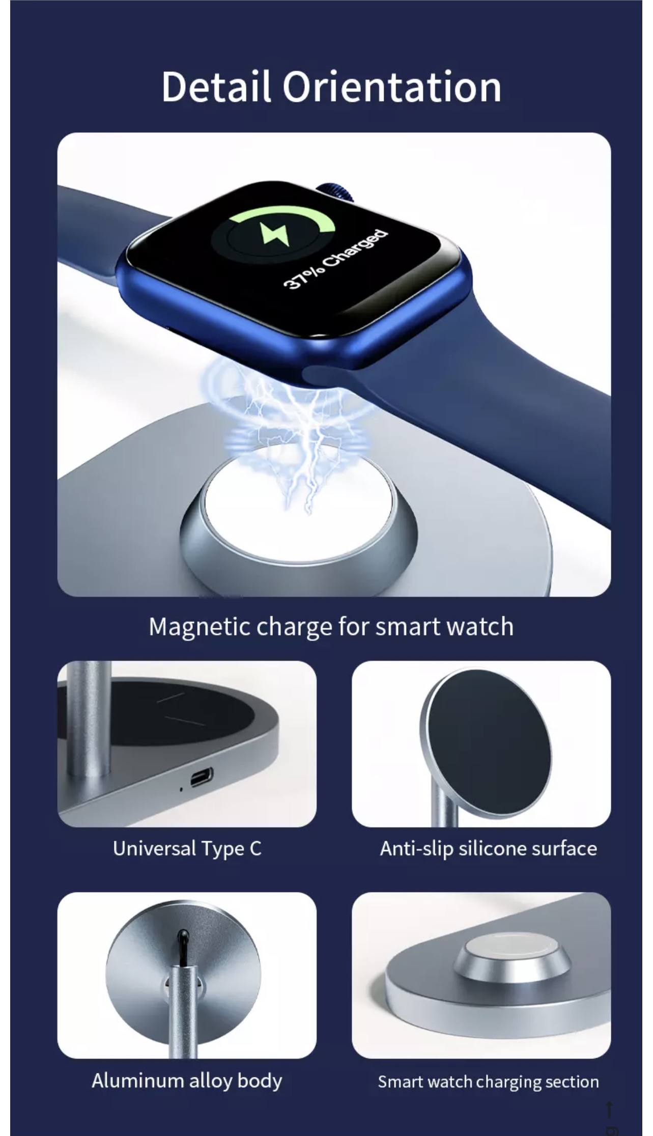 Hình ảnh Đế Sạc Wiwu Power Air X23 3 In 1 Dành Cho Apple Watch, Iphone 12 Series, Tai Nghe Không Dây Hỗ Trợ Sạc Nhanh 15W - Hàng Chính Hãng