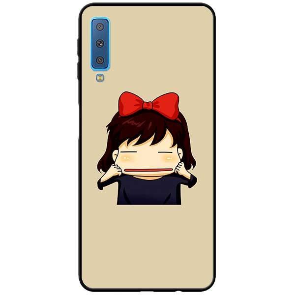 Ốp lưng dành cho Samsung A02 - A02s - A7 2018 mẫu Anime Cô Gái Véo Má