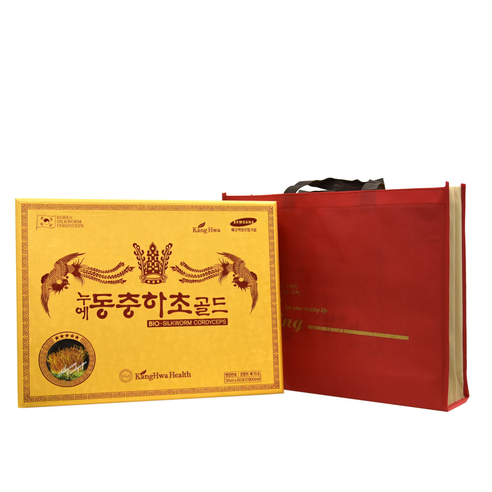 Đông trùng hạ thảo Kanghwa hộp 60 gói - Quà tặng sức khỏe thượng hạng