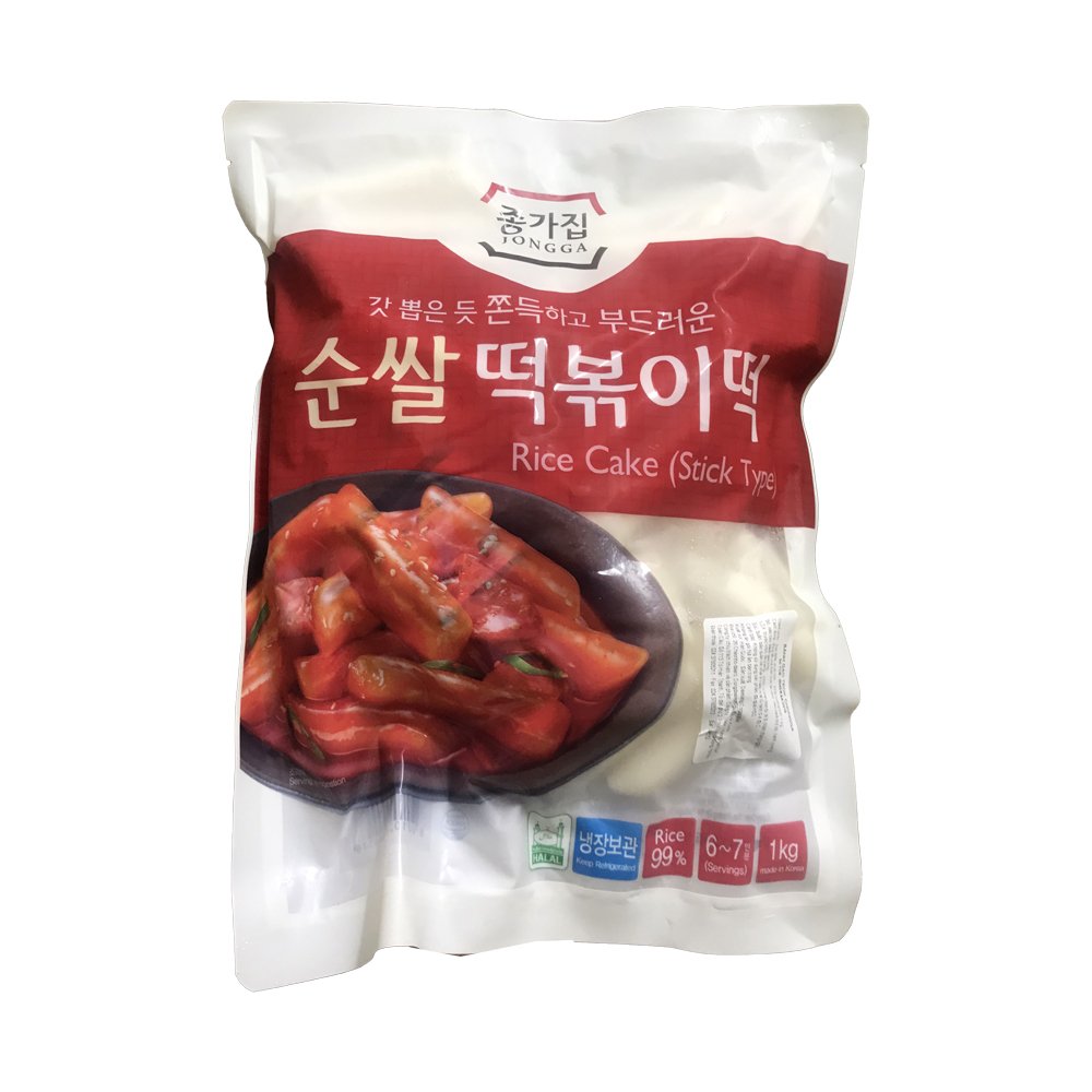Bánh Gạo TOPOKKI Hàn Quốc JongGa Cao Cấp 1Kg