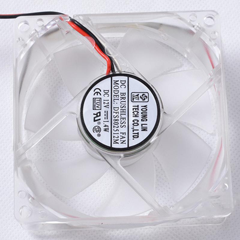 POWER Quạt Tản Nhiệt Đèn Led 8cm 8cm