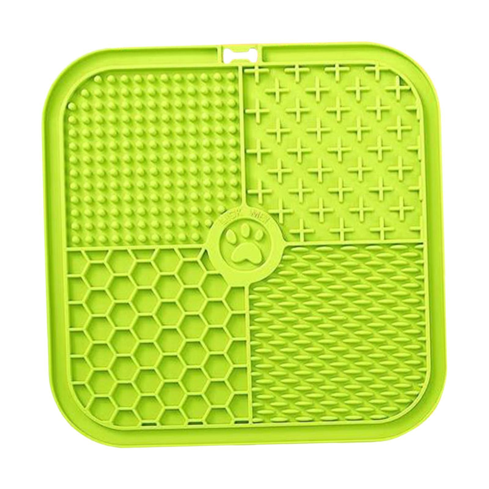 Licking Mat for Dogs and Cats with Suction Cups Pet Food Licking Mat