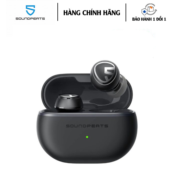 Tai Nghe Bluetooth Earbuds SoundPeats Mini Pro Chống ồn hiệu quả, âm thanh vượt trội với con chip Qualcomm - Hàng Chính Hãng