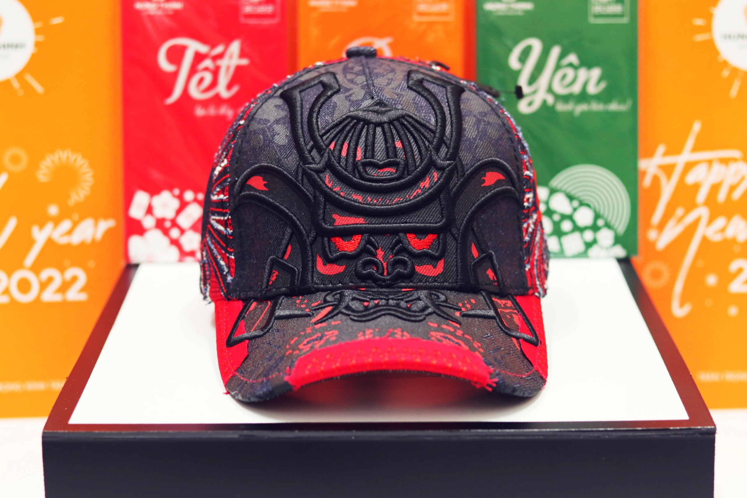 Nón Kết Nam Nữ Thêu SAMURAI Cao Cấp