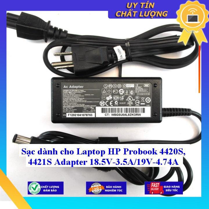 Sạc dùng cho Laptop HP Probook 4420S, 4421S Adapter 18.5V-3.5A/19V-4.74A - Hàng chính hãng  MIAC139