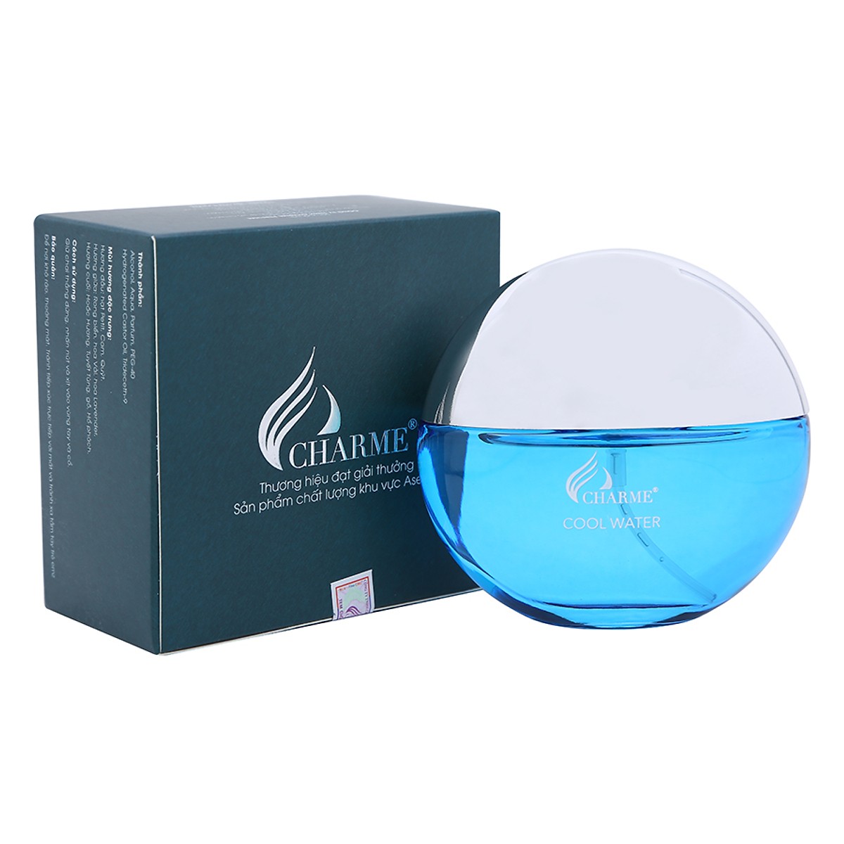 Nước Hoa Nam Charme Cool Water Hương Quýt Trong Lành, Mạnh Mẽ