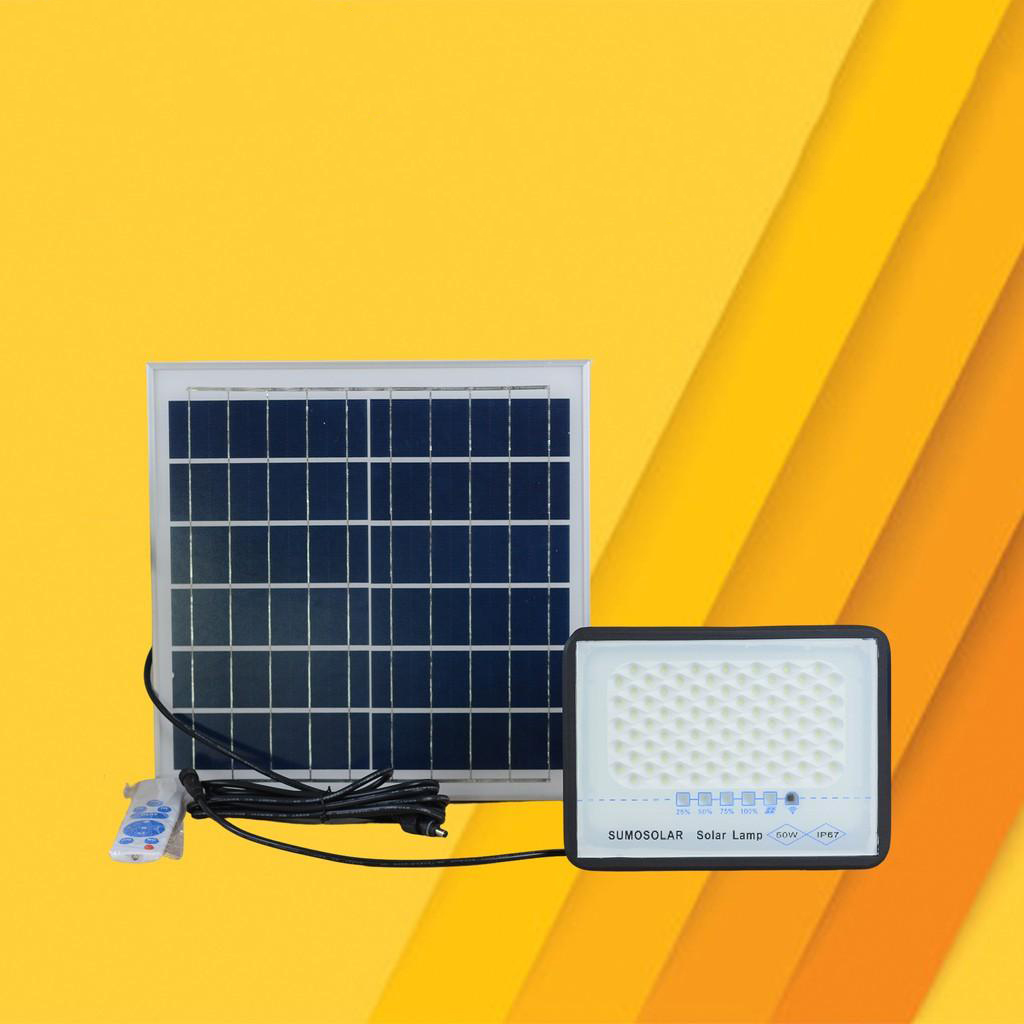 Đèn pha năng lượng mặt trời chống loá 50W Sumosolar - TN17