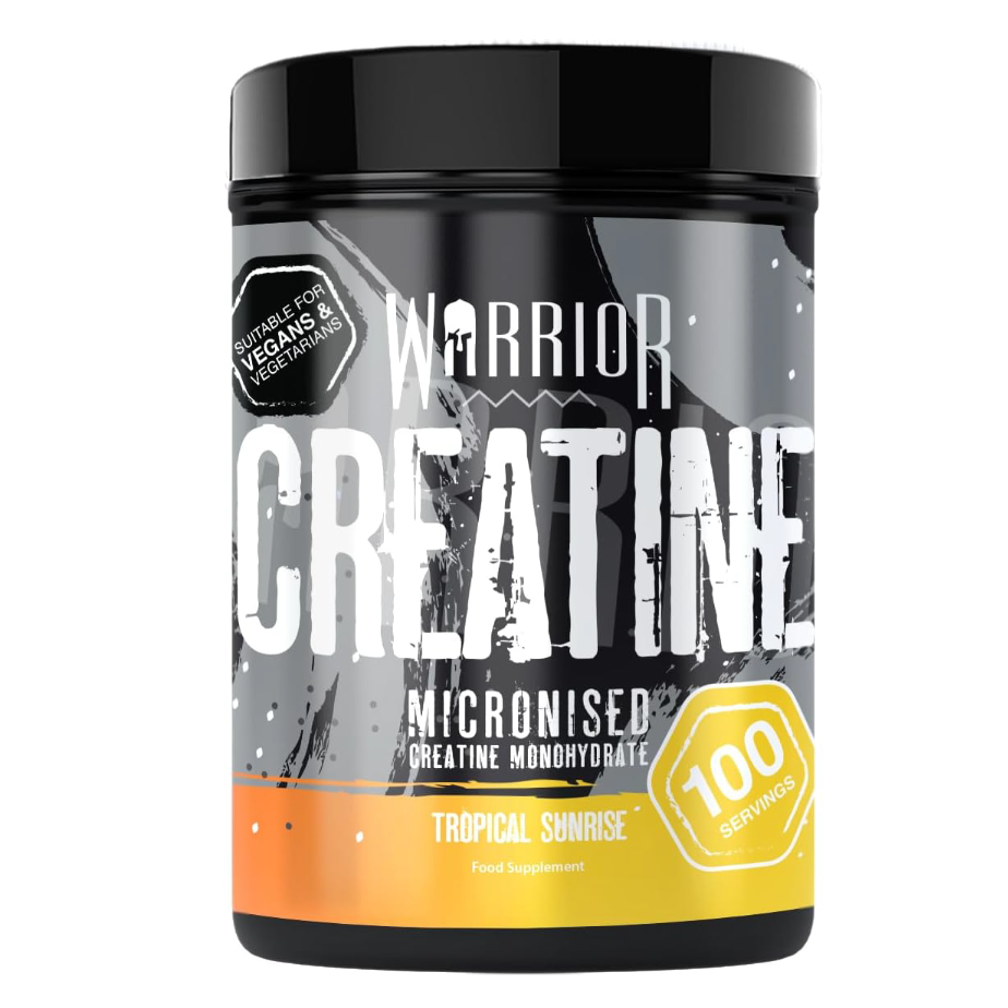 Warrior Micronized Creatine Monohydrate (500g), Bổ Sung Creatine, Tăng Cường Hiệu Suất và Sức Mạnh