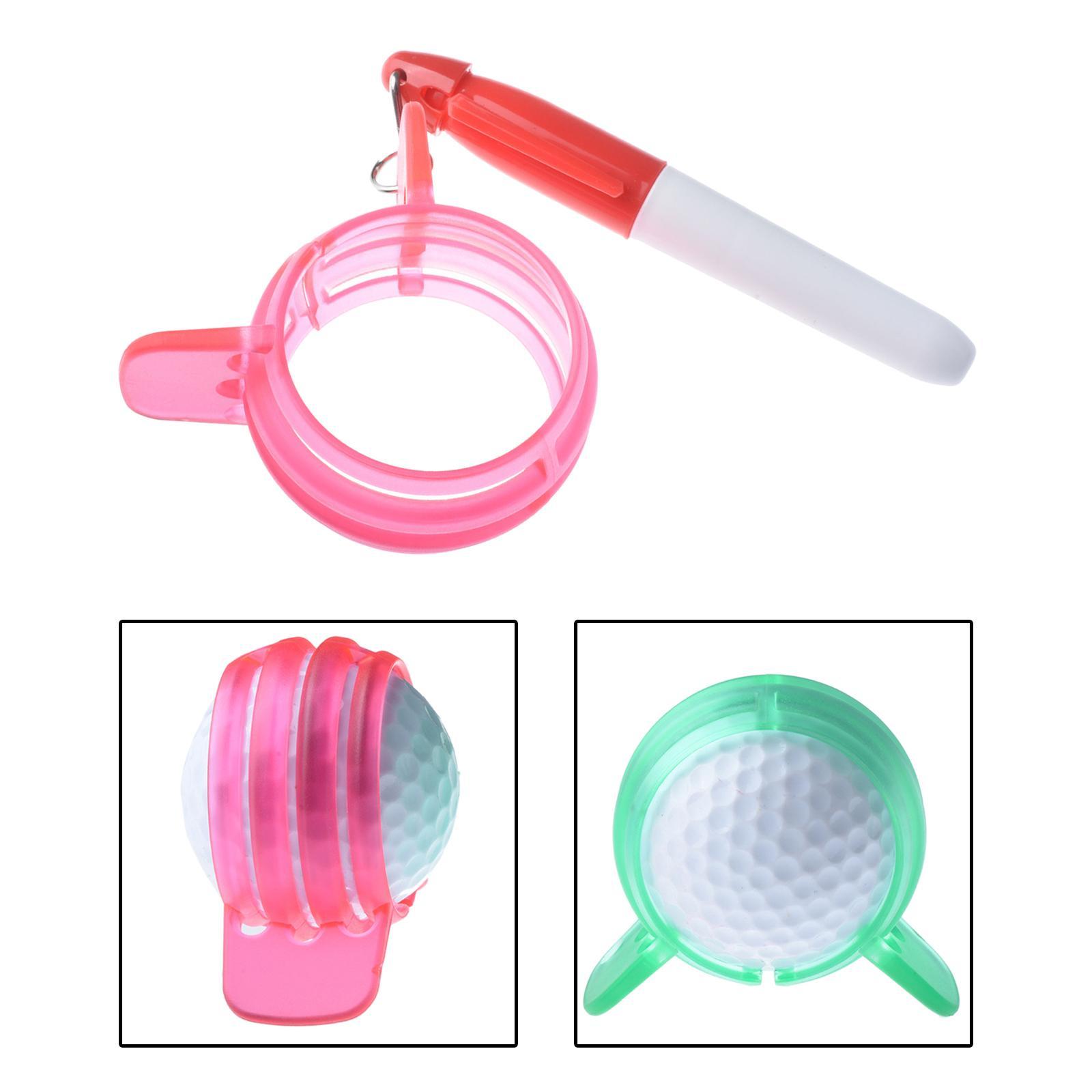 360 Degree Balance Golf Ball Alignment Marker 360 Degree Triple Lines Balls Liner for Golf