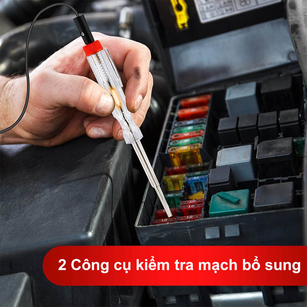 306 cái Hộp cầu chì thập cẩm ô tô, xe máy 306 cái lớn nhỏ từ 2A đến 40A cầu chì xe máy