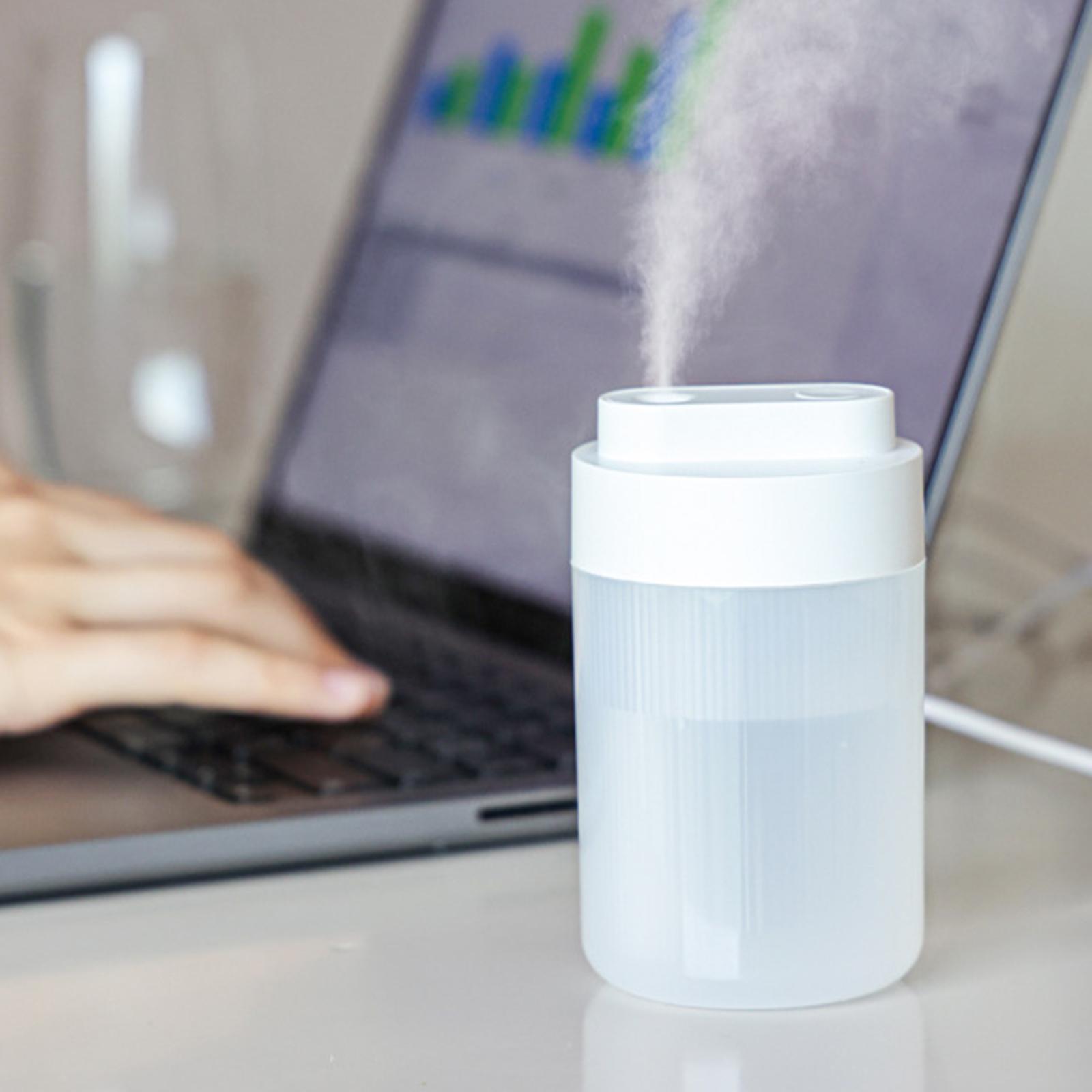 Portable Air Humidifier Night Light USB Household Diffuser for Bedroom