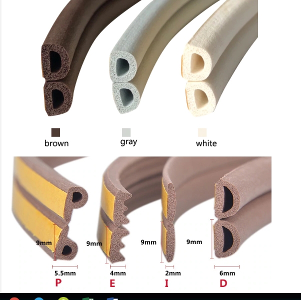 Ron cửa gỗ, gioăng cửa nhôm, tổng hợp các loại gioăng ron cao su cách âm cánh cửa nhà, tổng đại lý phân phối gioăng cửa