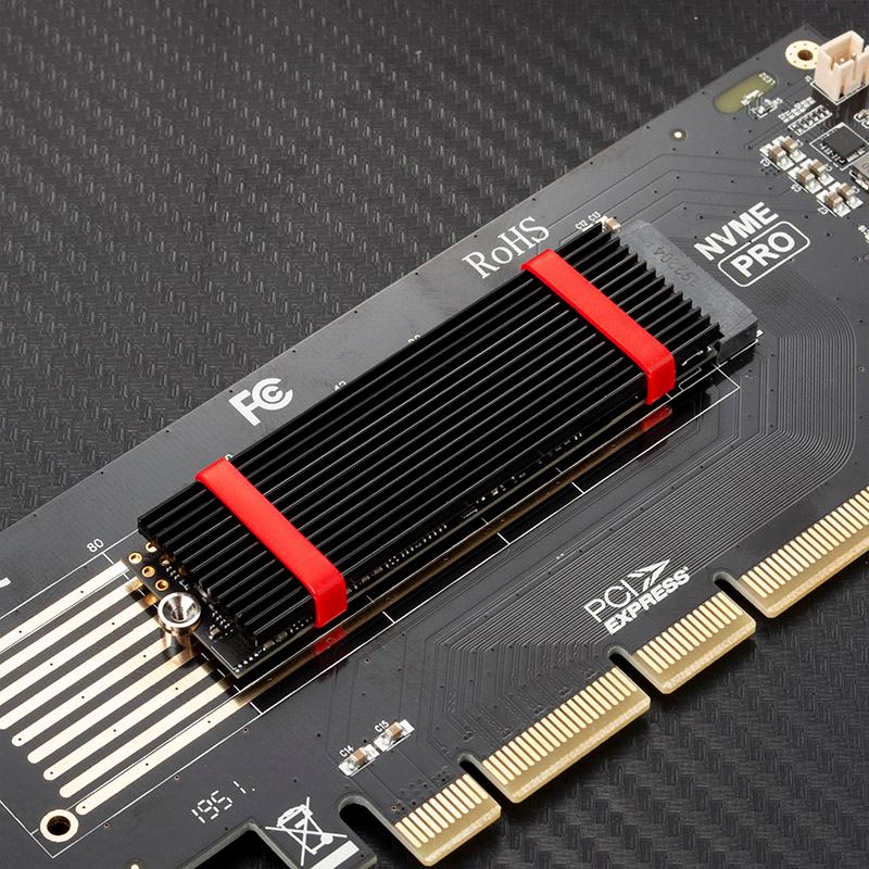 JEYI M.2 SSD NVMe Tản Nhiệt M2 2280 Đĩa Cứng Nhôm Tản Nhiệt Gioăng Nhiệt Miếng Lót Silicone PS5 Máy Tính Để Bàn