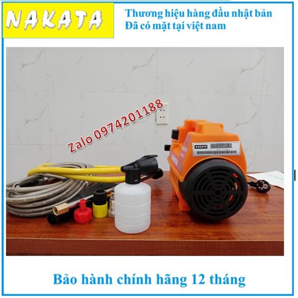 Máy rửa xe NAKATA N3 3000w, hàng công ty - tặng bình