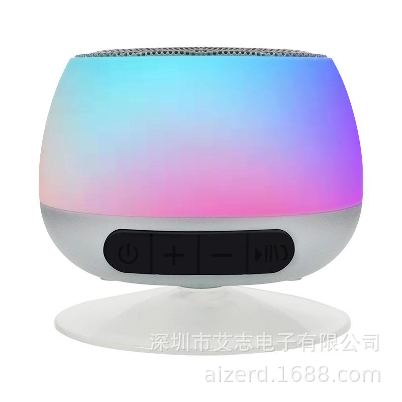 Phong cách mới nhất của loa siêu trầm bầu không khí ánh sáng đầy màu sắc ánh sáng loa siêu trầm mini trong nhà máy tính để bàn hộ gia đình cốc hút loa loa nhỏ không dây