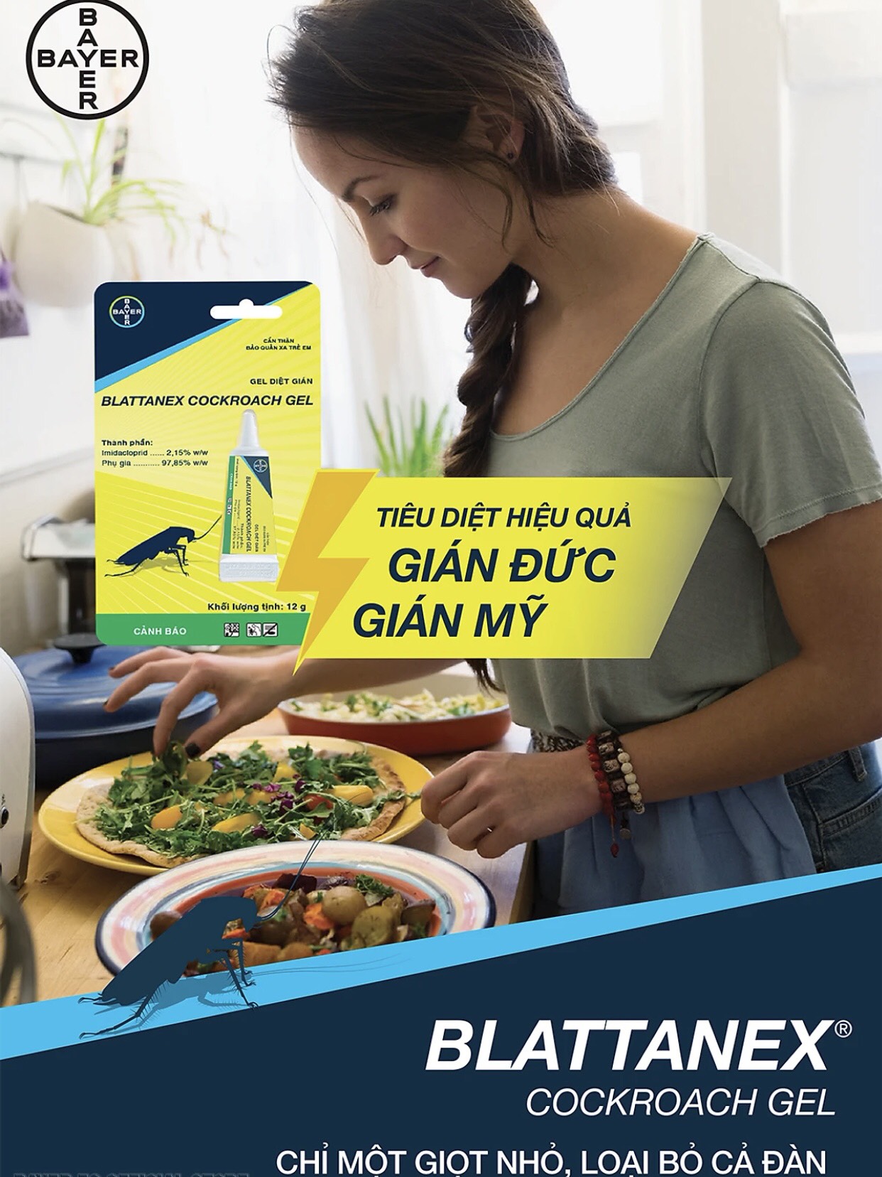 Gel Diệt Gián Blattanex Chính Hãng